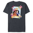 thumbnail image 1 of Disney Princess Rapunzel Moana Snow White Polaroid - Short Sleeve Blended T-Shirt for Adults - Customized-Navy Heather, 1 of 5