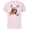 thumbnail image 1 of Disney Princess Rapunzel Moana Snow White Polaroid - Short Sleeve Cotton T-Shirt for Adults - Customized-Soft Pink, 1 of 5