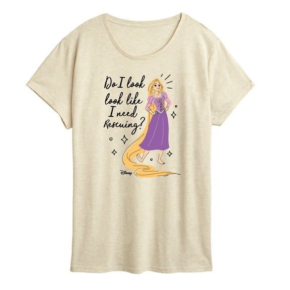 Disney Princess - Rapunzel Rescuing - Women's Short Sleeve Graphic T-Shirt