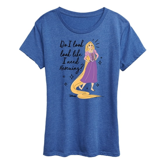 Disney Princess - Rapunzel Rescuing - Women's Short Sleeve Graphic T-Shirt