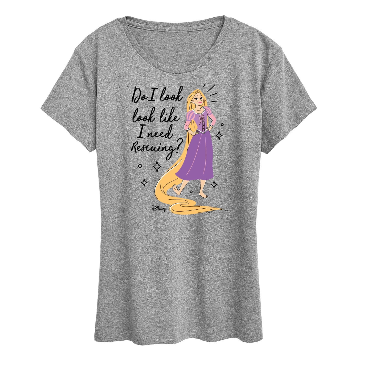 Disney Princess Rapunzel Rescuing Women's Short Sleeve Graphic