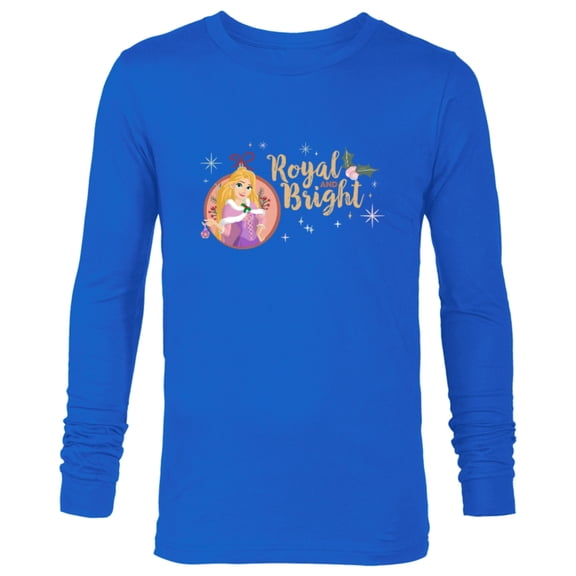 Disney Princess Rapunzel Royal and Bright Holiday Standard - Long Sleeve T-Shirt for Men – Customized-Royal