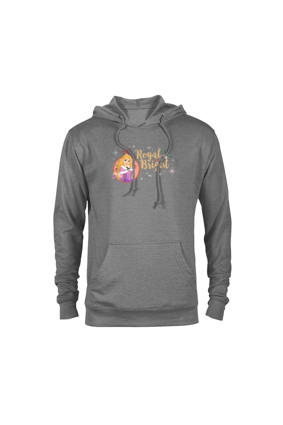 Princess Rapunzel Royal and Bright Holiday Standard - Pullover Hoodie for Adults – Customized-Graphite Heather