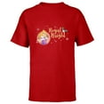 thumbnail image 1 of Disney Princess Rapunzel Royal and Bright Holiday Standard - Short Sleeve T-Shirt for Kids – Customized-Red, 1 of 5