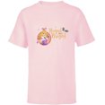 thumbnail image 1 of Disney Princess Rapunzel Royal and Bright Holiday Standard - Short Sleeve T-Shirt for Kids – Customized-Soft Pink, 1 of 5