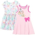thumbnail image 1 of Disney Princess Rapunzel Snow White Cinderella Infant Baby Girls 2 Pack Dresses Infant to Big Kid, 1 of 5