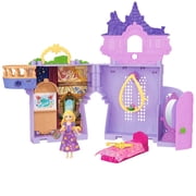 Disney Princess Rapunzel Storytime Stackers Doll House, Small Doll, Pascal Figure & 7 Accessories