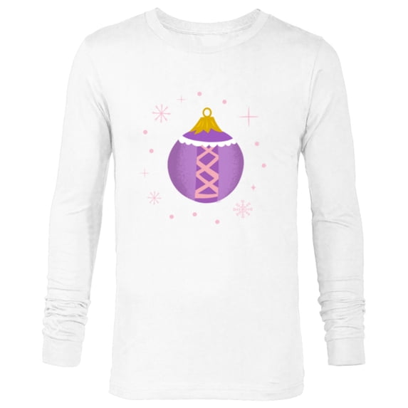 Disney Princess Rapunzel Tangled Holiday Christmas Ornament - Long Sleeve T-Shirt for Men - Customized-White