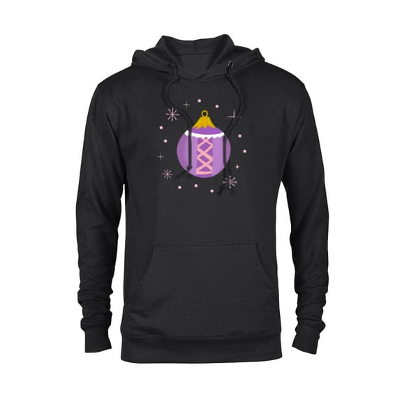 Disney Princess Rapunzel Tangled Holiday Christmas Ornament - Pullover Hoodie for Adults - Customized-Black