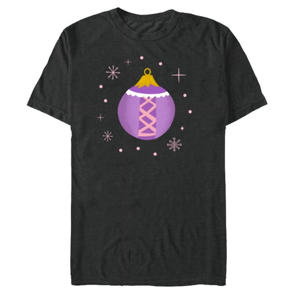 Disney Princess Rapunzel Tangled Holiday Christmas Ornament - Short Sleeve Blended T-Shirt for Adults - Customized-Dark Heather