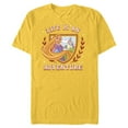 thumbnail image 1 of Disney Princess Rapunzel Tangled Life is an Adventure Crest - Short Sleeve Blended T-Shirt for Adults - Customized-Yellow, 1 of 5