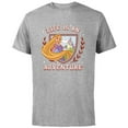 thumbnail image 1 of Disney Princess Rapunzel Tangled Life is an Adventure Crest - Short Sleeve Cotton T-Shirt for Adults - Customized-Athletic Heather, 1 of 5