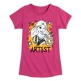 thumbnail image 1 of Disney Princess - Rapunzel The Artist - Toddler & Youth Girls Short Sleeve Graphic T-Shirt, 1 of 5