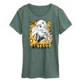 thumbnail image 1 of Disney Princess - Rapunzel The Artist - Women's Short Sleeve Graphic T-Shirt, 1 of 6