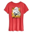 thumbnail image 1 of Disney Princess - Rapunzel The Artist - Women's Short Sleeve Graphic T-Shirt, 1 of 5