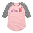 thumbnail image 1 of Disney Princess - Rapunzel - Toddler And Youth Girls Raglan Graphic T-Shirt, 1 of 4