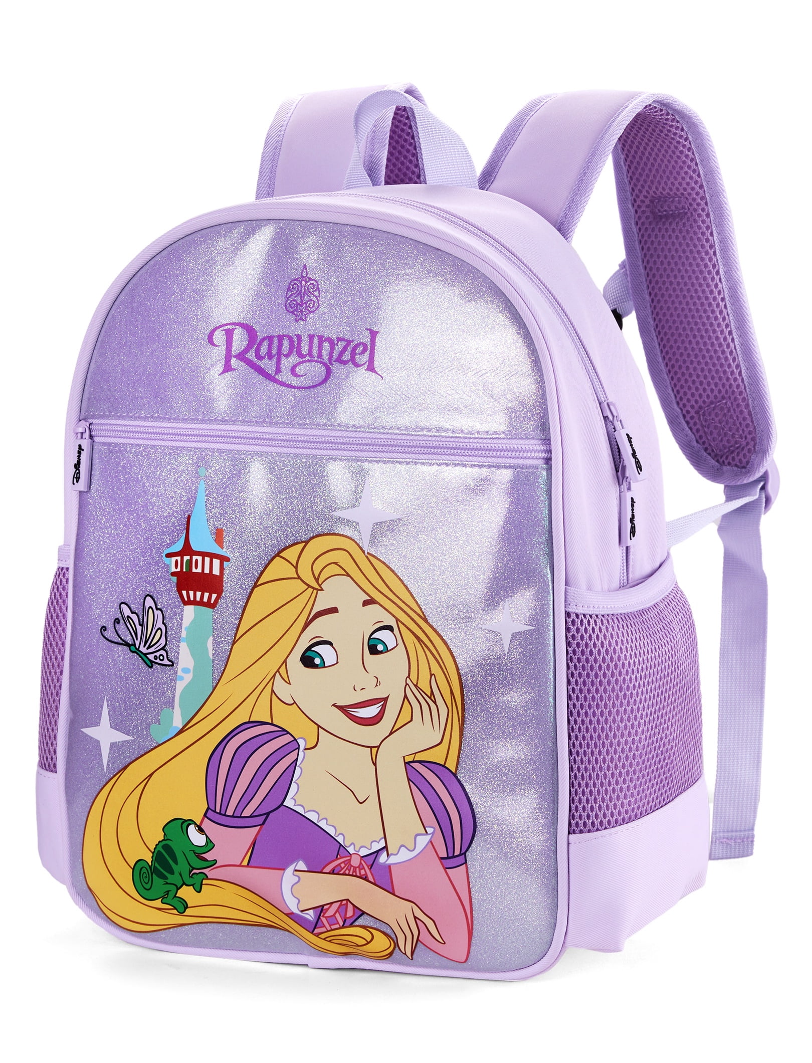 Disney Princess Rapunzel Girls Cute Backpack Water Resistant Toddler Backpack School Kids Elementary Bookbag