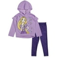 thumbnail image 1 of Disney Princess Rapunzel Toddler Girls Fleece Hoodie and Leggings Outfit Set Infant to Big Kid, 1 of 5