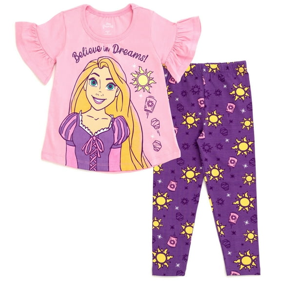 Disney Princess Rapunzel Toddler Girls, 2-Piece Set
