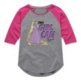thumbnail image 1 of Disney Princess - Rapunzel - Toddler & Youth Girls Raglan Graphic T-Shirt, 1 of 4