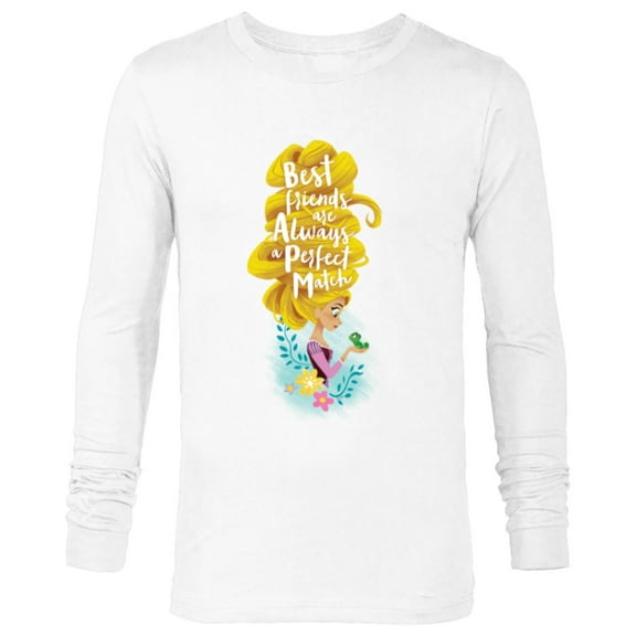 Disney Princess Rapunzel and Pascal Perfect Match - Long Sleeve T-Shirt for Men - Customized-White
