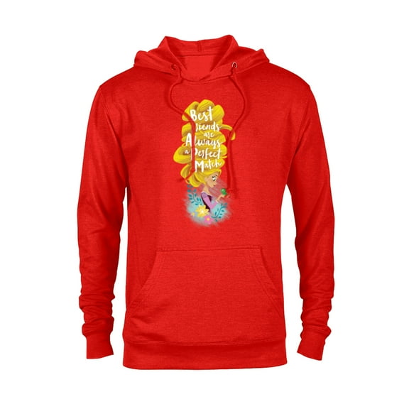 Disney Princess Rapunzel and Pascal Perfect Match - Pullover Hoodie for Adults - Customized-Red