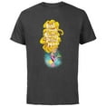 thumbnail image 1 of Disney Princess Rapunzel and Pascal Perfect Match - Short Sleeve Cotton T-Shirt for Adults - Customized-Charcoal, 1 of 5
