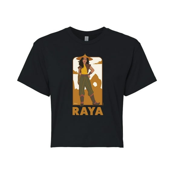 Disney Princess - Raya Full Body Portrait - Junior's Cropped T-Shirt