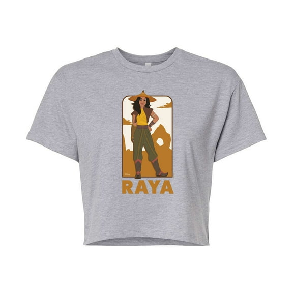 Disney Princess - Raya Full Body Portrait - Junior's Cropped T-Shirt