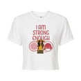 thumbnail image 1 of Disney Princess - Raya I Am Strong Enough - Junior's Cropped T-Shirt, 1 of 4