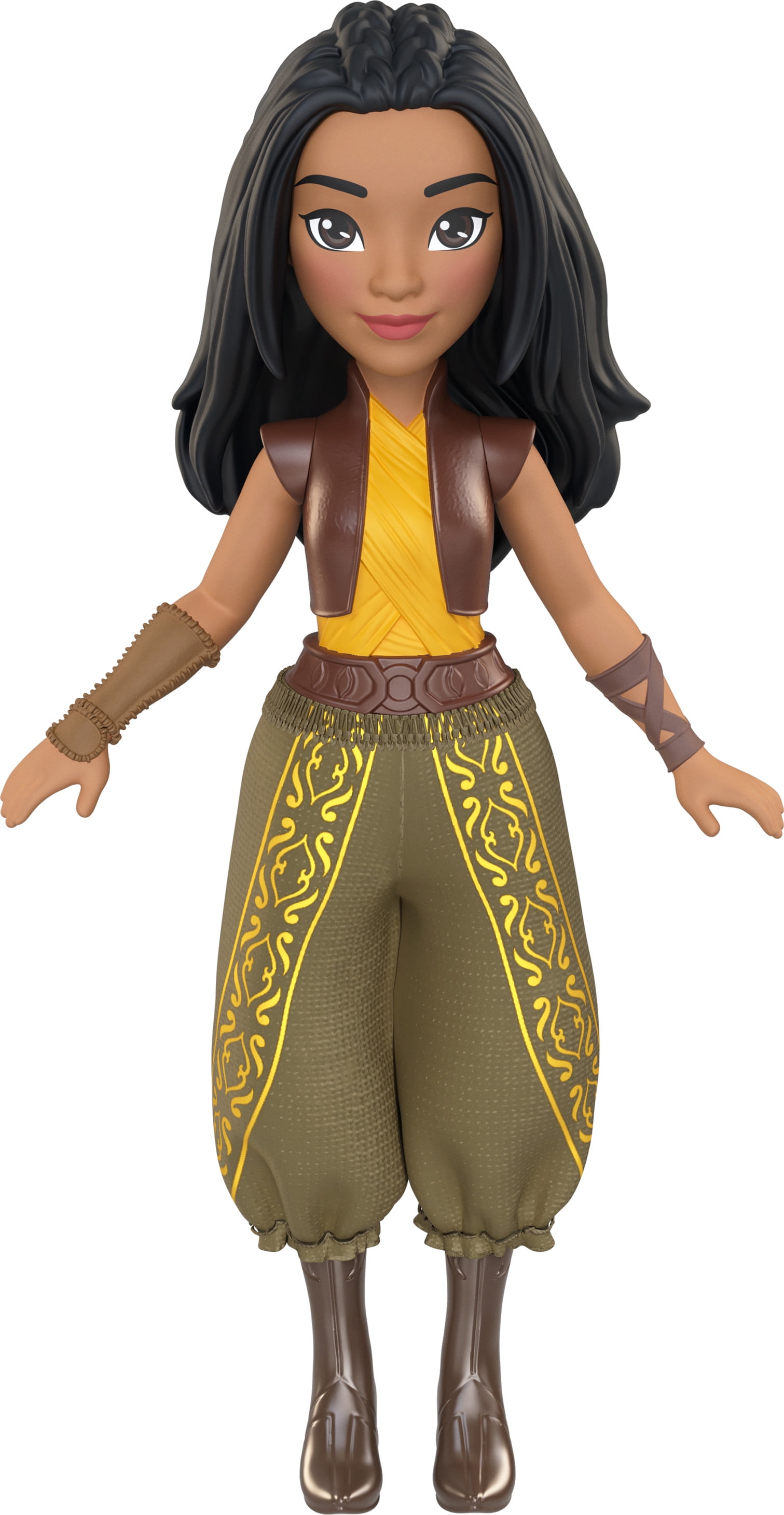 ​Disney Princess Raya Small Doll with Signature Clothing Inspired by Disney Movies, Posable and Collectible
