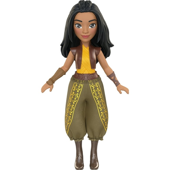 Disney Princess Raya Small Doll with Signature Clothing Inspired by Disney Movies, Posable and Collectible