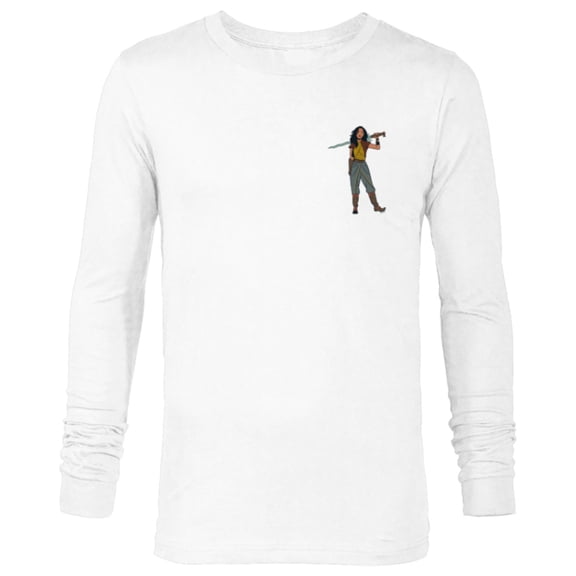 Disney Princess Raya Small Pose - Long Sleeve T-Shirt for Men - Customized-White