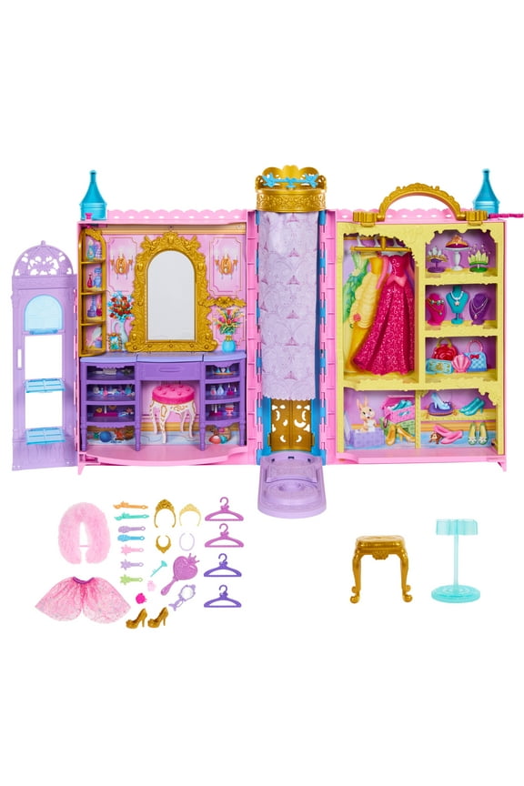 Ready for the Ball Closet Playset with Fashions, Accessories, & Storage