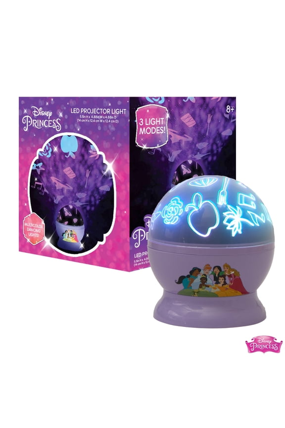 Disney Princess Rotating Projector Lamp, 5.5"