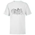 thumbnail image 1 of Disney Princess Royal Pals Coloring Book - Short Sleeve T-Shirt for Kids - Customized-White, 1 of 5