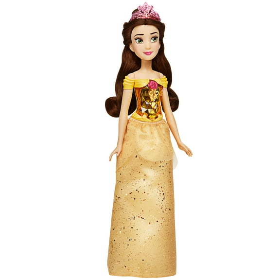 Disney Princess Royal Shimmer Belle Doll, Fashion Doll, Skirt and Accessories