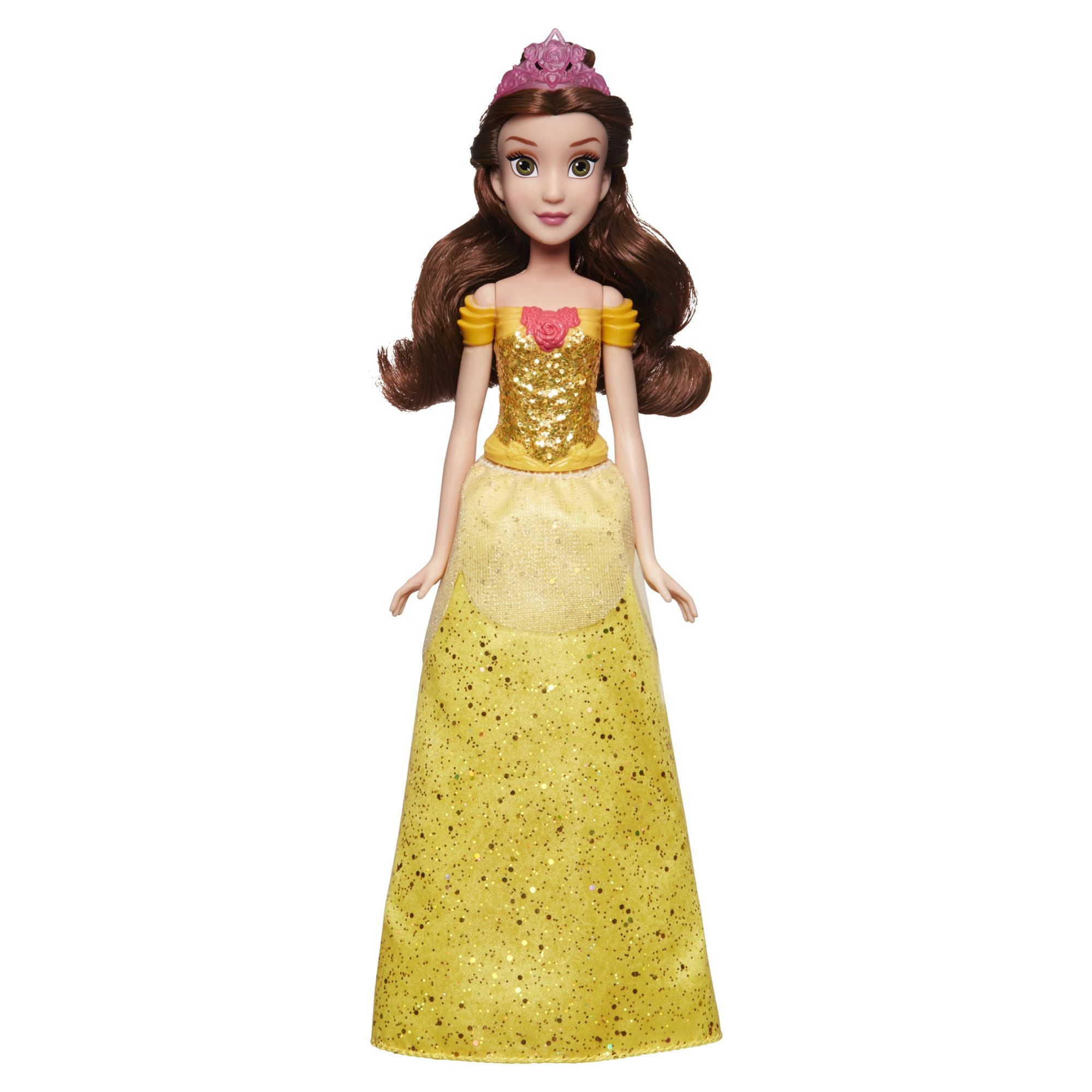Disney Princess Royal Shimmer Belle with Sparkly Skirt, Includes Tiara and Shoes - image 1 of 16
