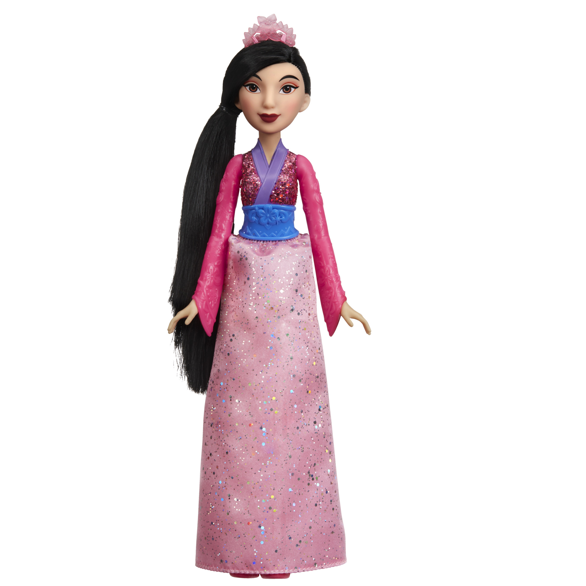 Disney Princess Royal Shimmer Mulan, with Sparkly Skirt, Tiara, Shoes, Ages 3+ - image 1 of 8