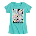 thumbnail image 1 of Disney Princess - Royal Vibes - Toddler & Youth Girls Short Sleeve Graphic T-Shirt, 1 of 5