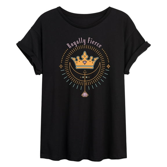 Disney Princess - Royally Fierce - Juniors Ideal Flowy Muscle T-Shirt
