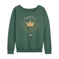 thumbnail image 1 of Disney Princess - Royally Fierce - Women's Lightweight French Terry Long Sleeve Shirt, 1 of 5