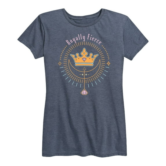 Disney Princess - Royally Fierce - Women's Short Sleeve Graphic T-Shirt