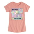 thumbnail image 1 of Disney Princess - Royally Stylish - Toddler & Youth Girls Short Sleeve Graphic T-Shirt, 1 of 5