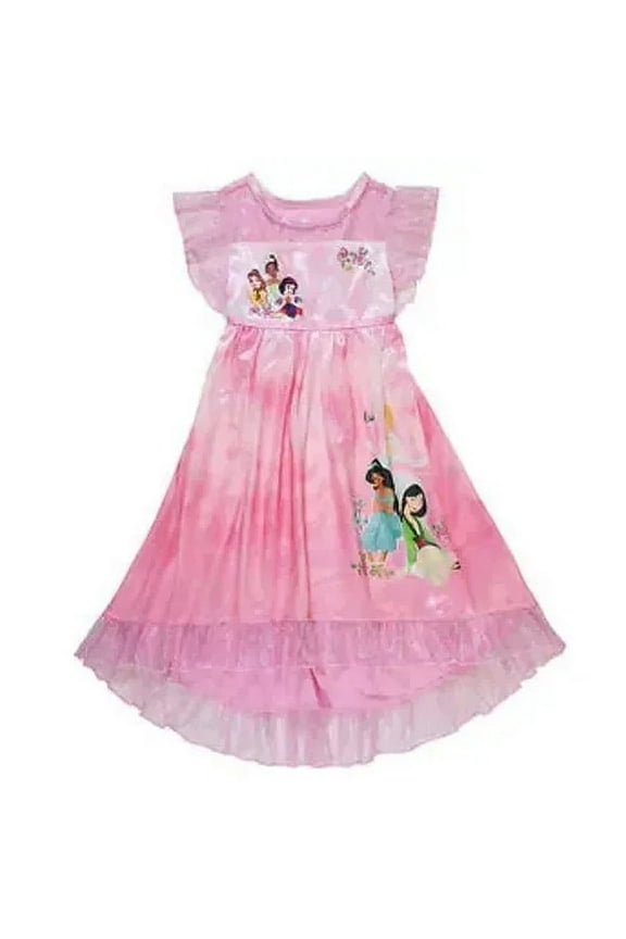 Princess Satin and Tulle Girl's Fancy Character Nightgown (Size 3T)