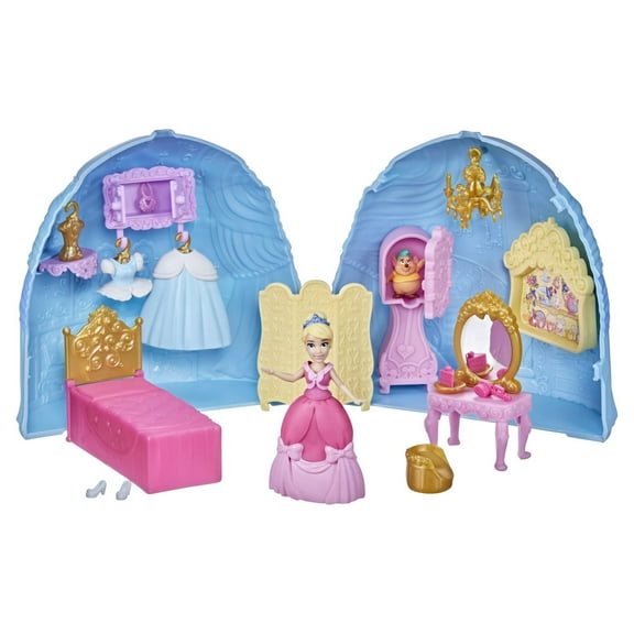Disney Princess Secret Styles Cinderella Story Skirt, Playset with Doll, Clothes, and More, Toy for Girls 4 Years and Up