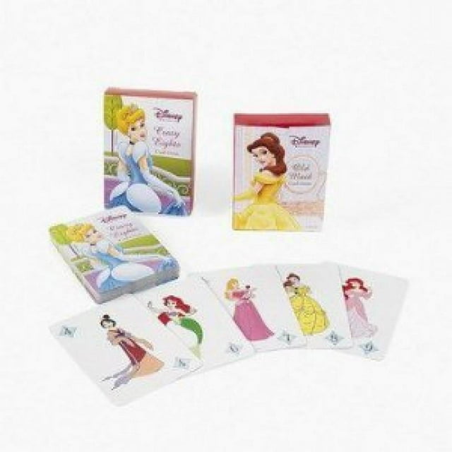 Disney Princess Playing Card Games Set of 2 Go Fish & Old Maid