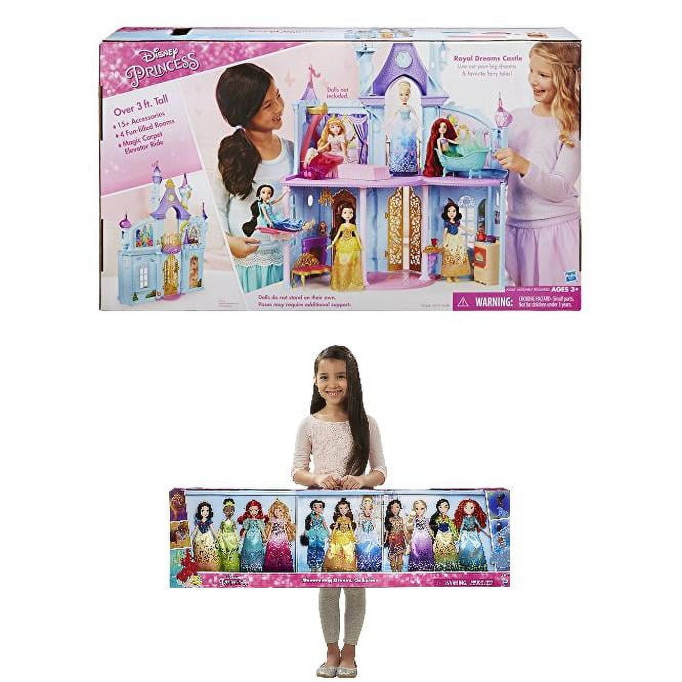 Disney Princess Shimmering Dreams Collection 11 Pack Disney Princess Royal Dreams Castle