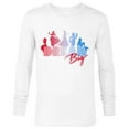thumbnail image 1 of Disney Princess Silhouettes Dream Big - Long Sleeve T-Shirt for Men - Customized-White, 1 of 5