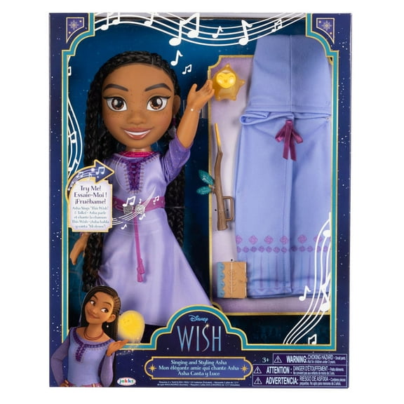Disney Princess Singing and Styling Doll with Accessories - Asha